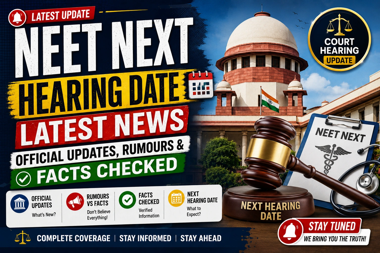 NEET Next Hearing Date Latest News: Official Updates, Rumours & Facts Checked